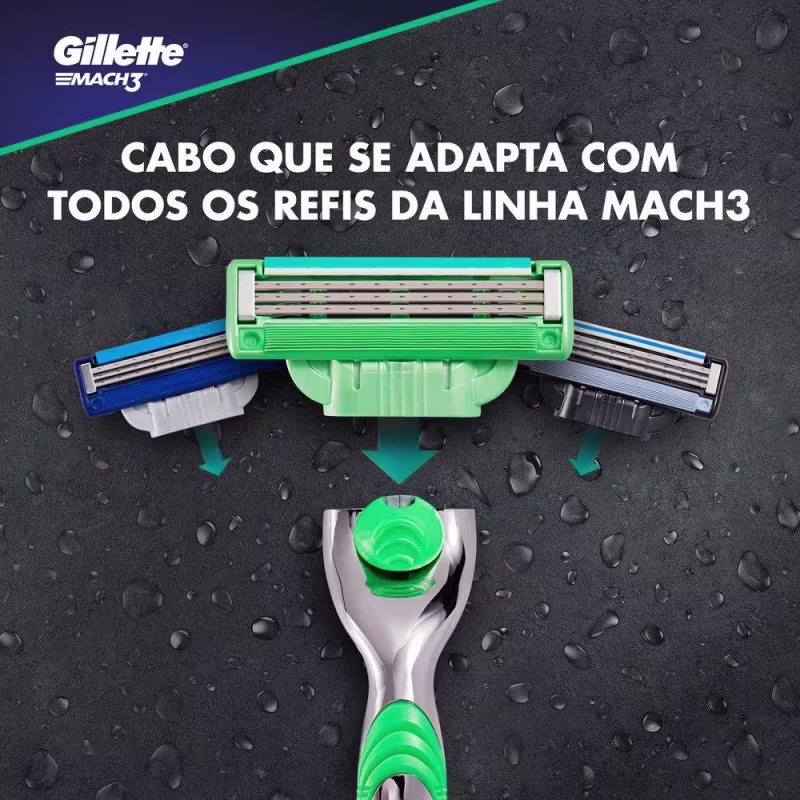 Carga Gillette Mach3 Sensitive com 16 unidades