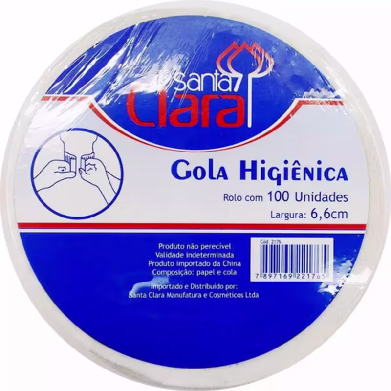Santa Clara Acessório para Capa de Cabeleireiro - Gola Higiênica (500 Unidades)