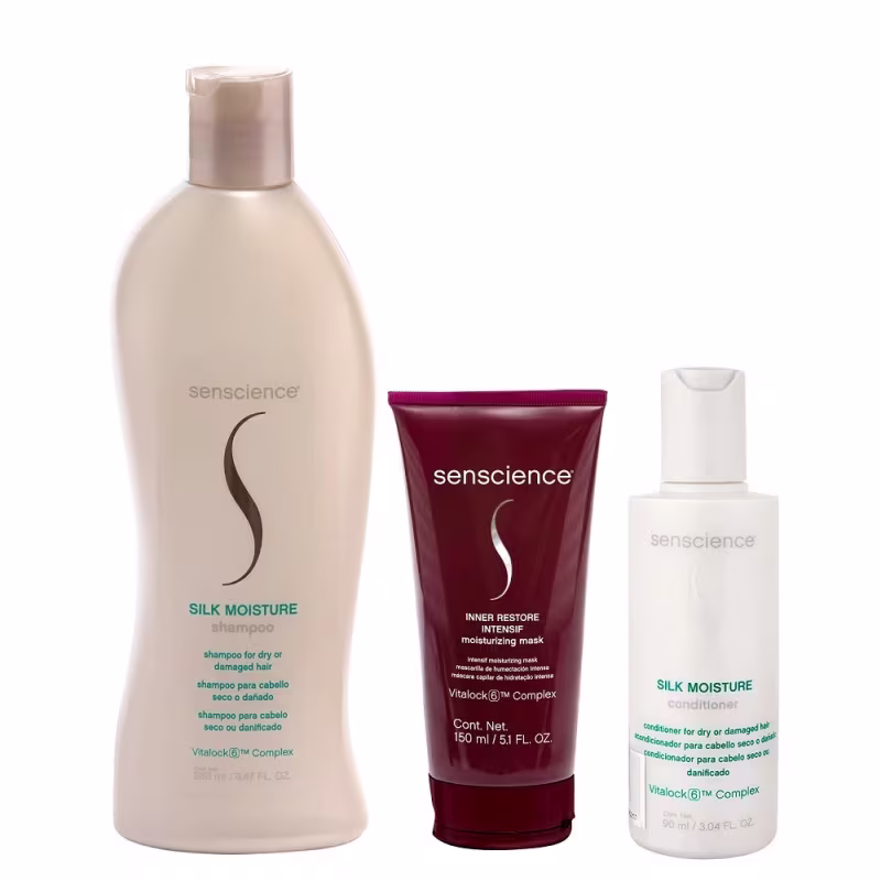 Kit Senscience Silk Moisture Inner Restore (3 Produtos)