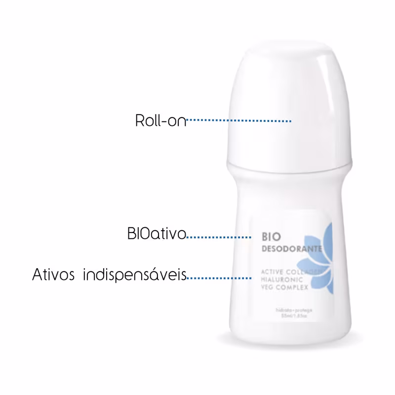 Nena Gugél Biocosméticos Colágeno + Hialurônico - Biodesodorante Roll-on 55ml