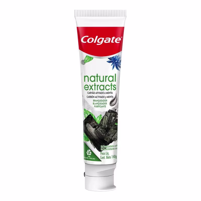 Colgate Natural Extracts Carvão Ativado - Creme Dental 140g