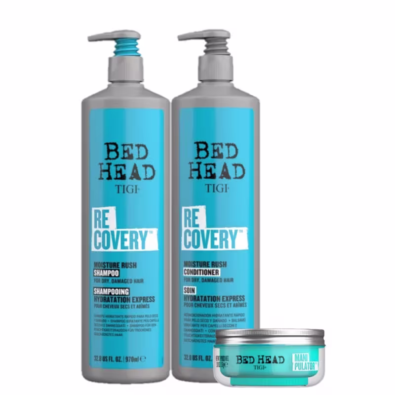 Kit TIGI Bed Head Recovery Manipulator (3 Produtos)