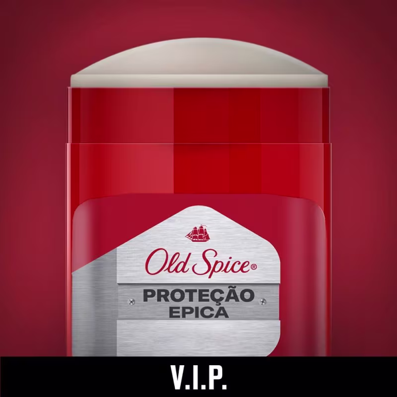 Desodorante em Barra Antitranspirante Old Spice Proteção Épica VIP 50g