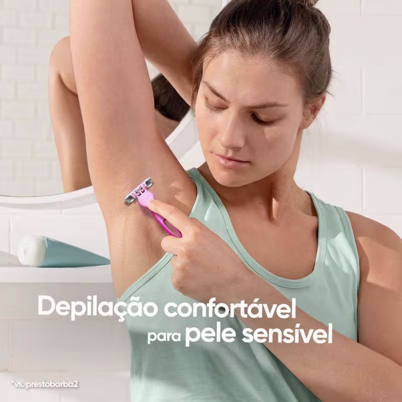 Aparelho de Depilar Gillette Venus Suave Sensitive 4 Unidades
