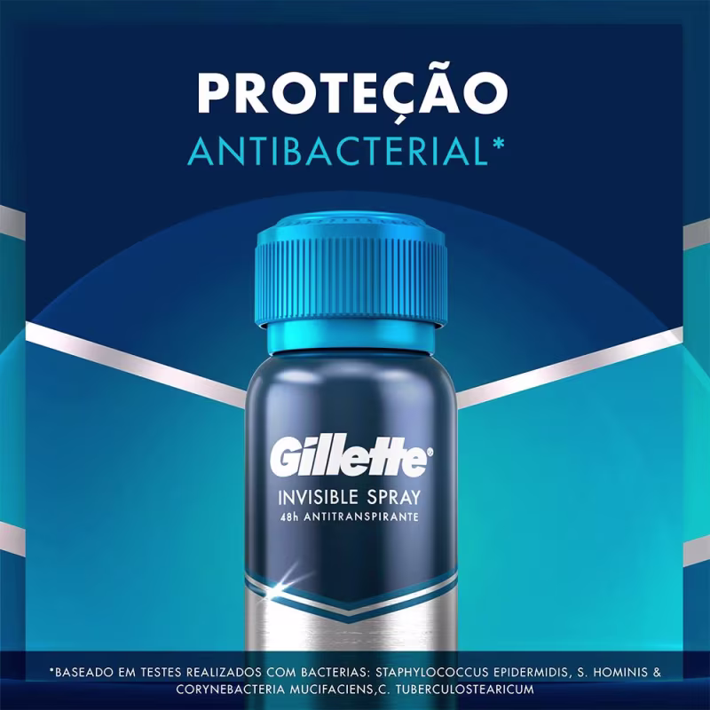 Desodorante Spray Antitranspirante Gillette Antibacterial 93g