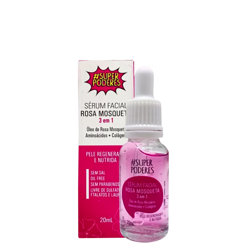 Super Poderes Rosa Mosqueta 3 em 1 - Sérum Facial 20ml