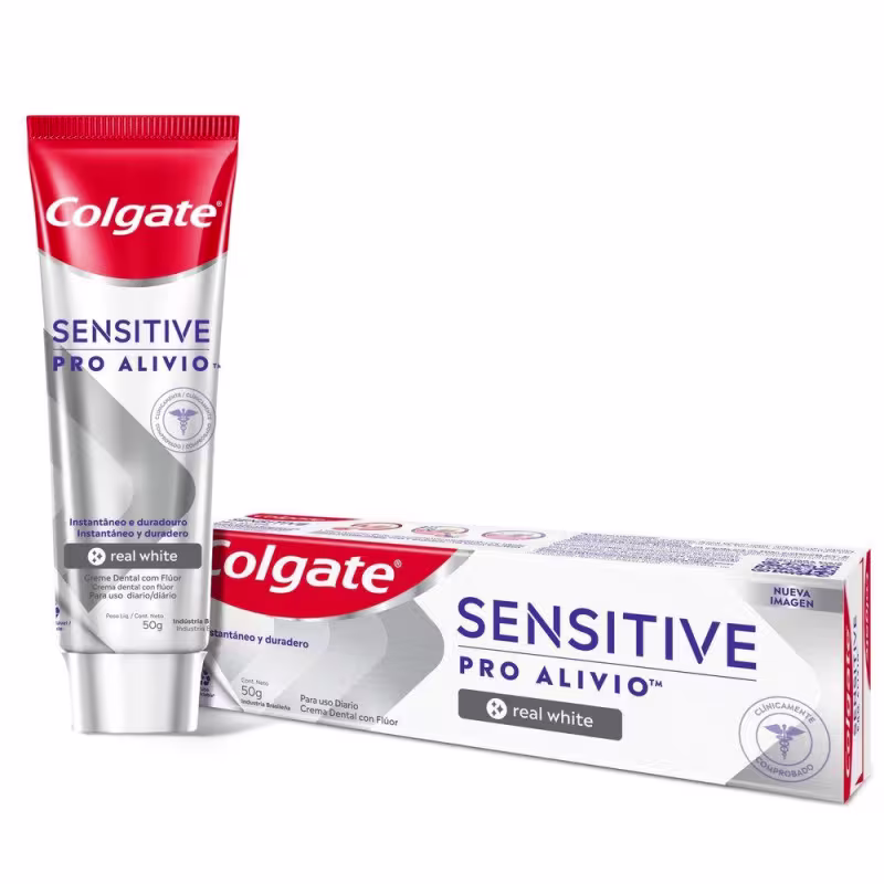 Kit Creme Dental Colgate Sensitive Pro-Alívio Imediato Branqueador 90g com 6 unidades