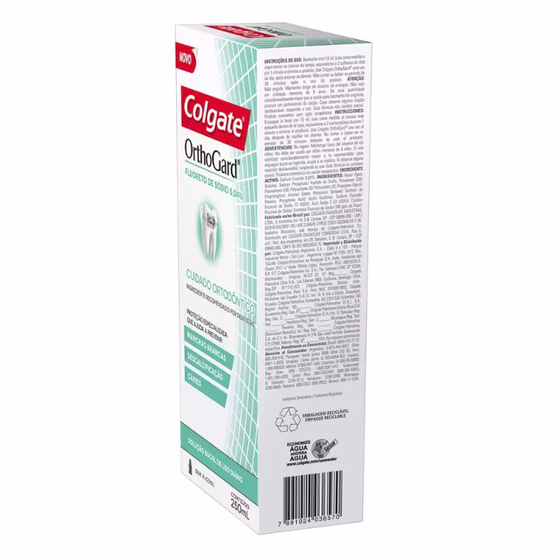 Kit C/ 2 Solução Bucal Colgate OrthoGard 250ml