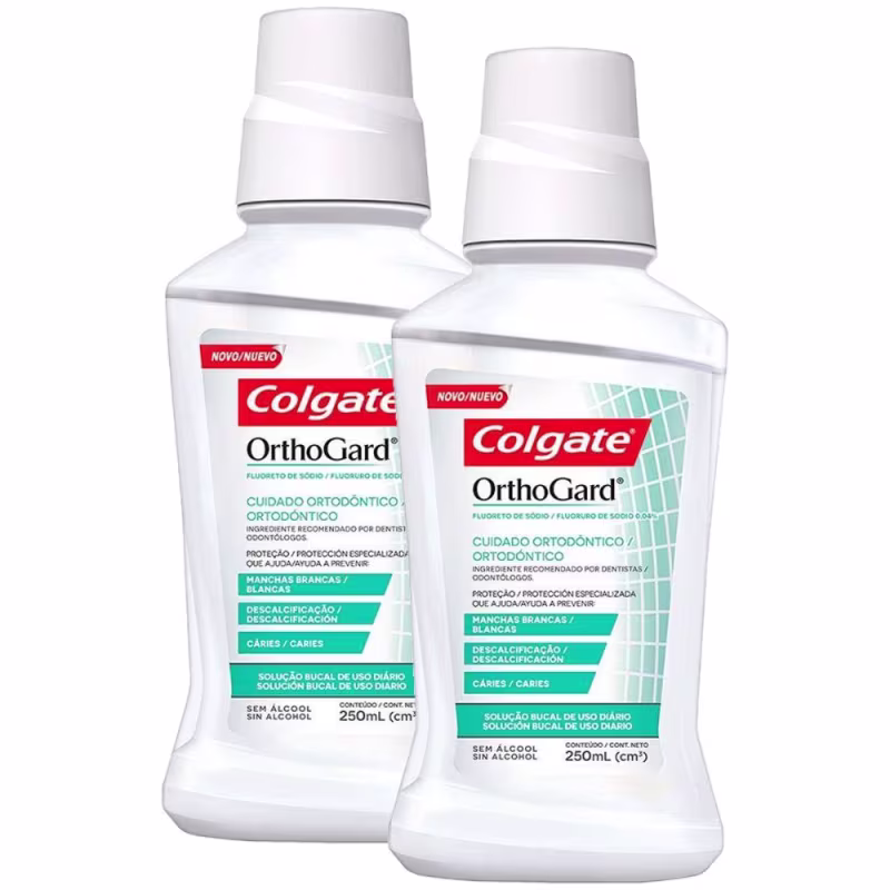 Kit C/ 2 Solução Bucal Colgate OrthoGard 250ml