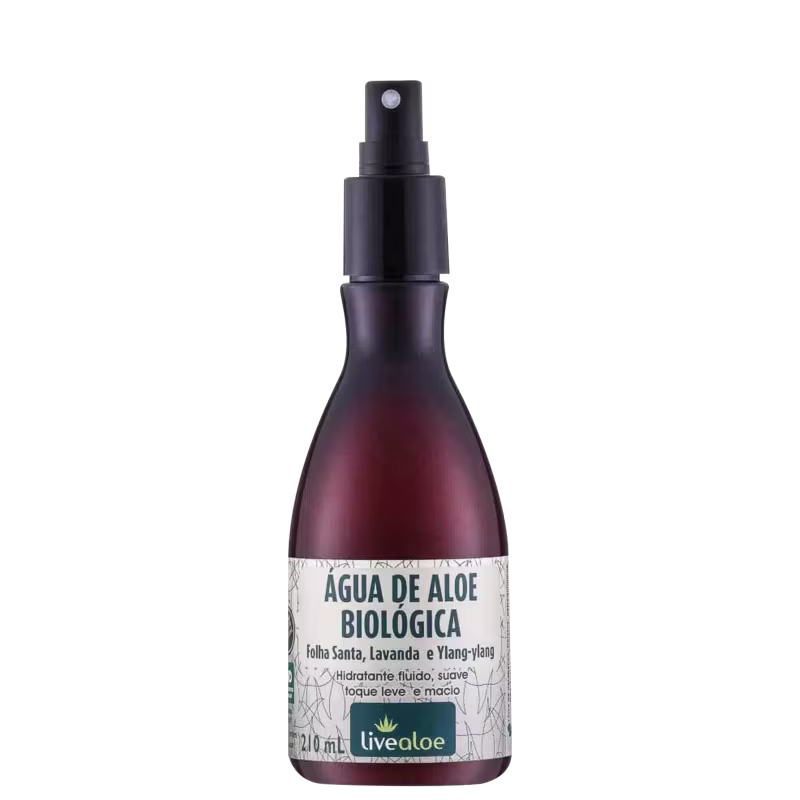 Livealoe Água de Aloe Biológica - Tônico Facial 210ml