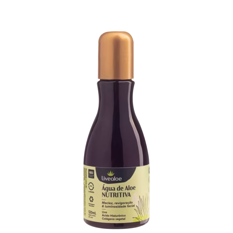 Livealoe - Água Facial Nutritiva 120ml
