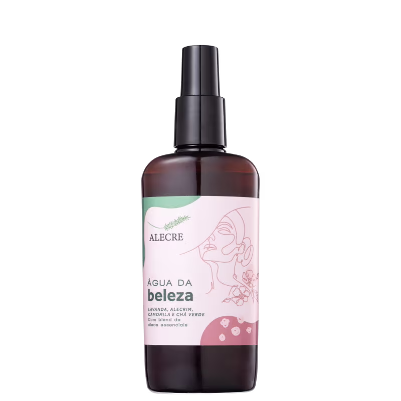 Alecre Lavanda, Alecrim, Camomila e Chá Verde - Água da Beleza 200ml
