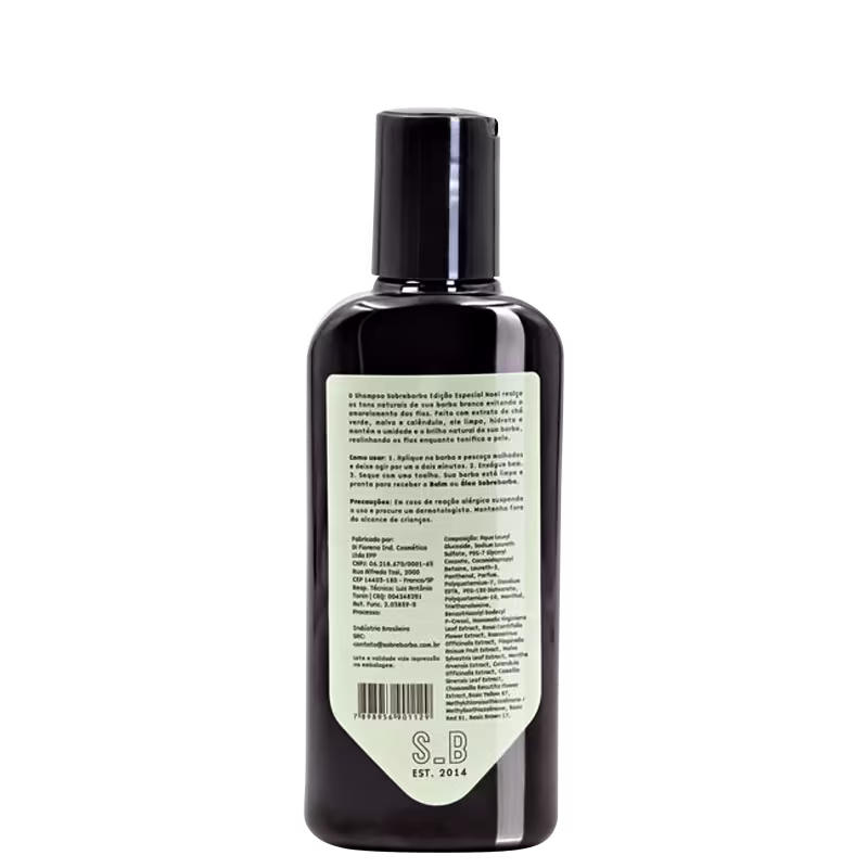 Sobrebarba Especial Noel - Shampoo Para Barba 140ml