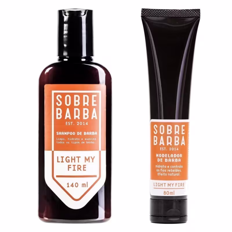 Kit Sobrebarba Light My Fire Limpeza e Modelagem (2 Produtos)
