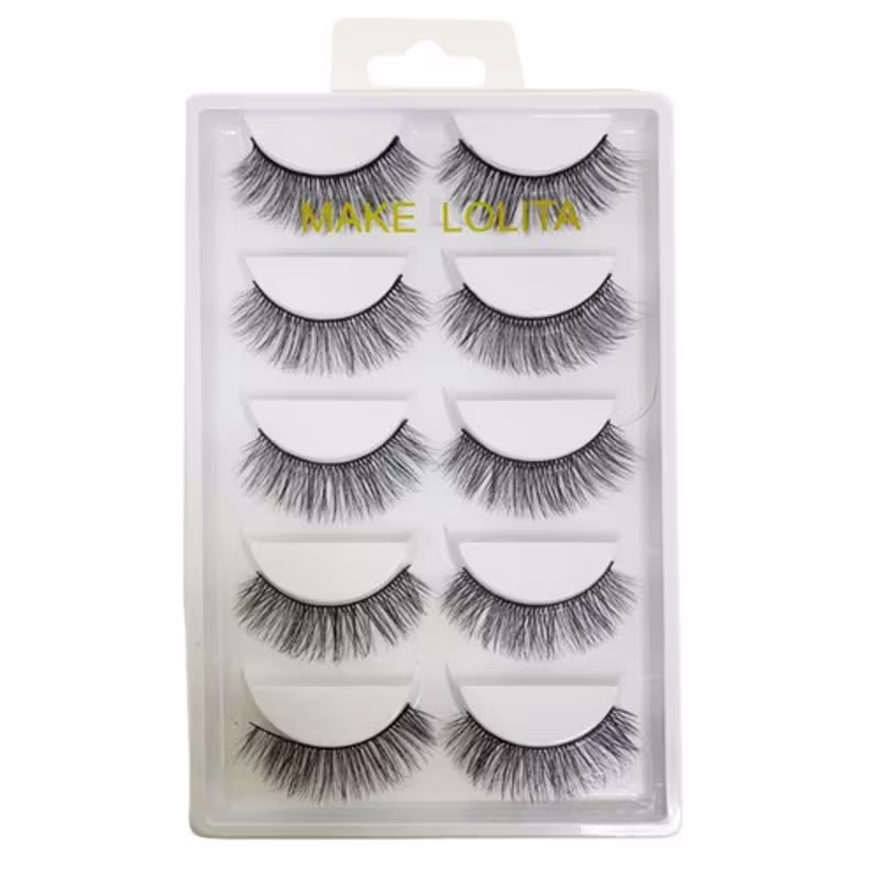 QBela Manuela! Make Lolita ML211 - Cílios Postiços (05 Pares)