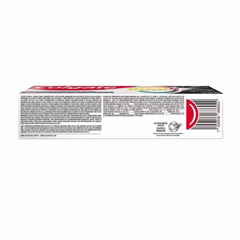 Colgate Total 12 Carvão Ativado - Creme Dental 90g