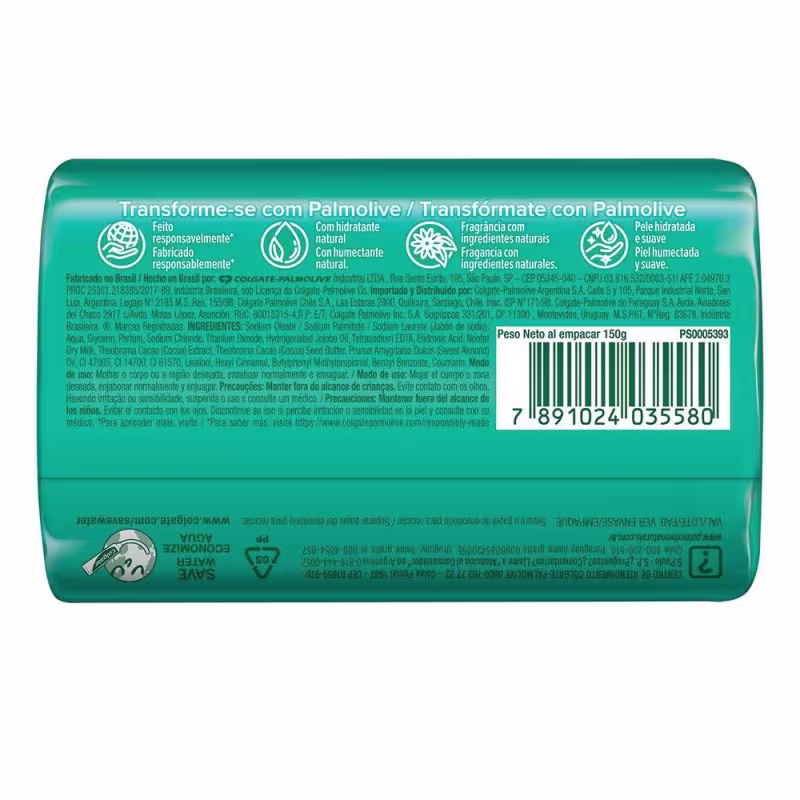 Palmolive Naturals Esfoliação Delicada - Sabonete em Barra 150g