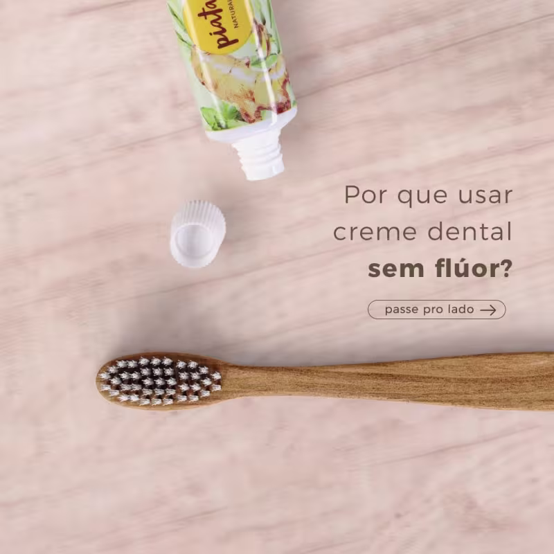 Piatan Natural Oral Veg Hortelã com Gengibre e Melaleuca - Creme Dental 90g