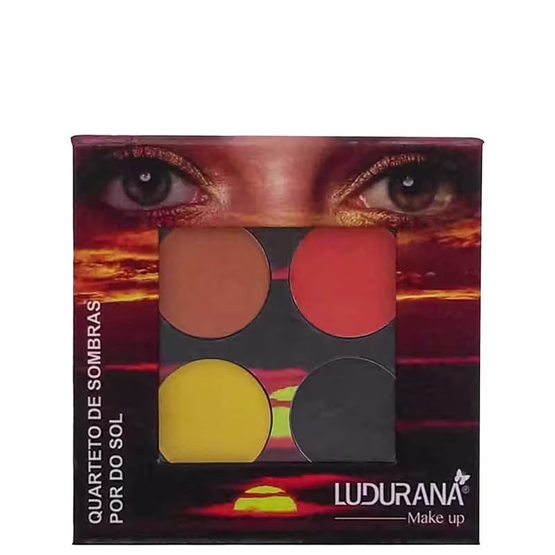 Ludurana Pôr Do Sol - Paleta de Sombras 4g