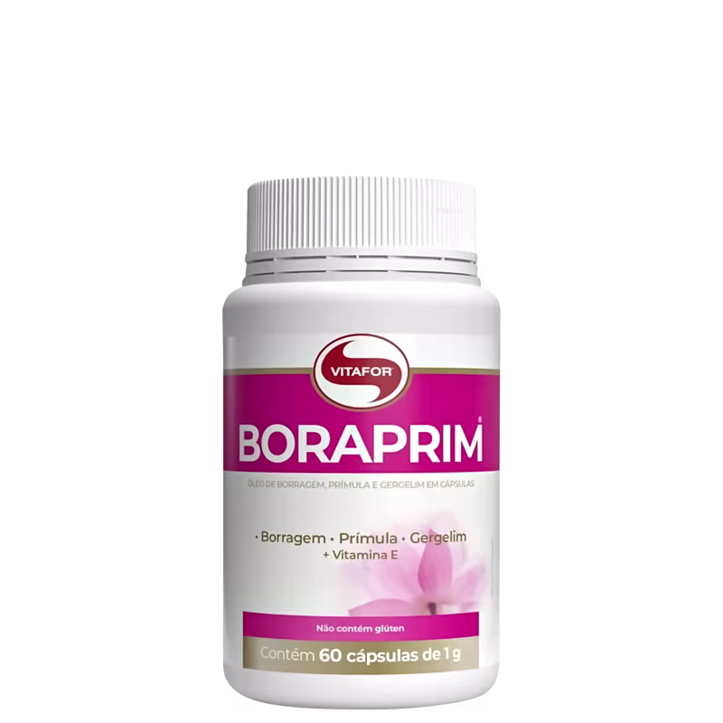 Suplemento Alimentar Vitafor Boraprim, 60 cápsulas.