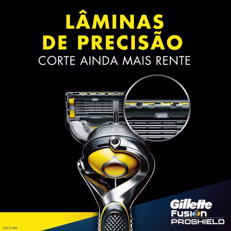 Kit Gillette Fusion Proshield Mach3 (5 Produtos)