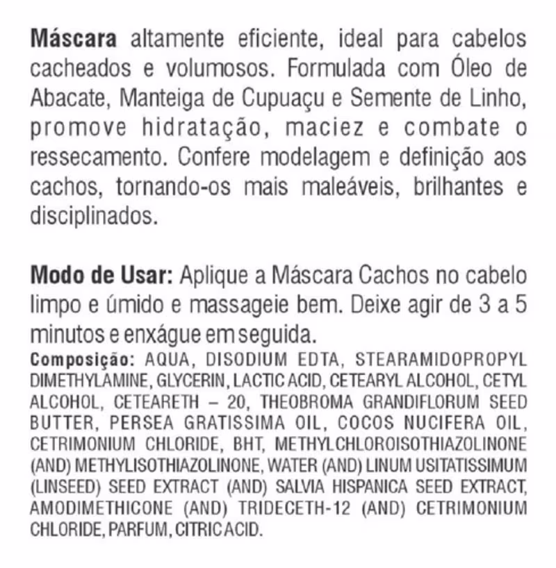 MyPhios Professional Cachos Super Diva - Máscara Capilar 500g