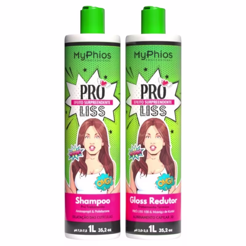 Kit MyPhios Professional Pro Liss 3D Salon (4 Produtos)