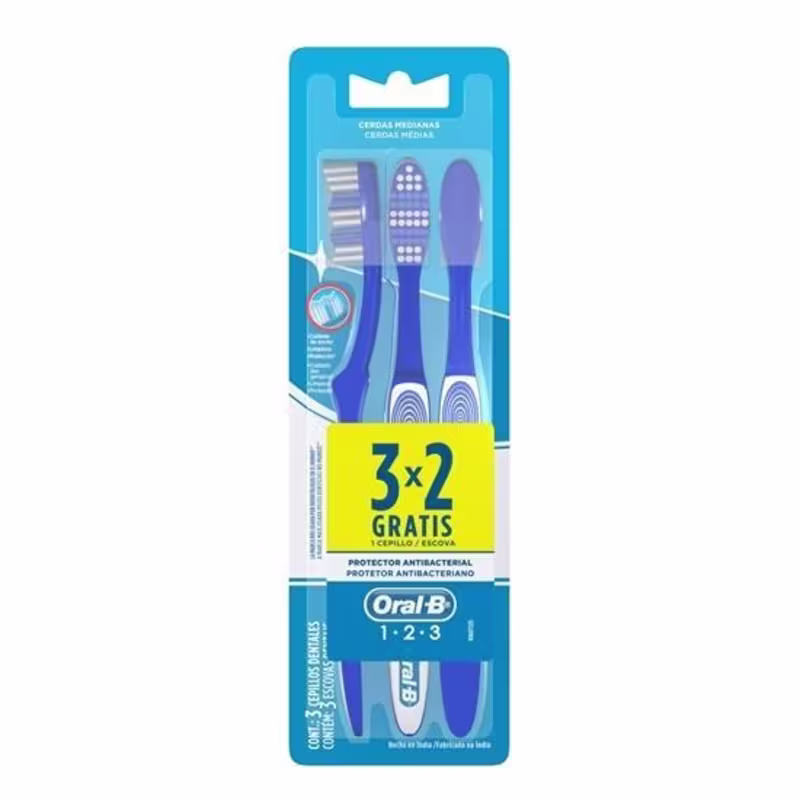 Kit Oral-B Escova de Dentes Médio 40 123 (30 Unidades)
