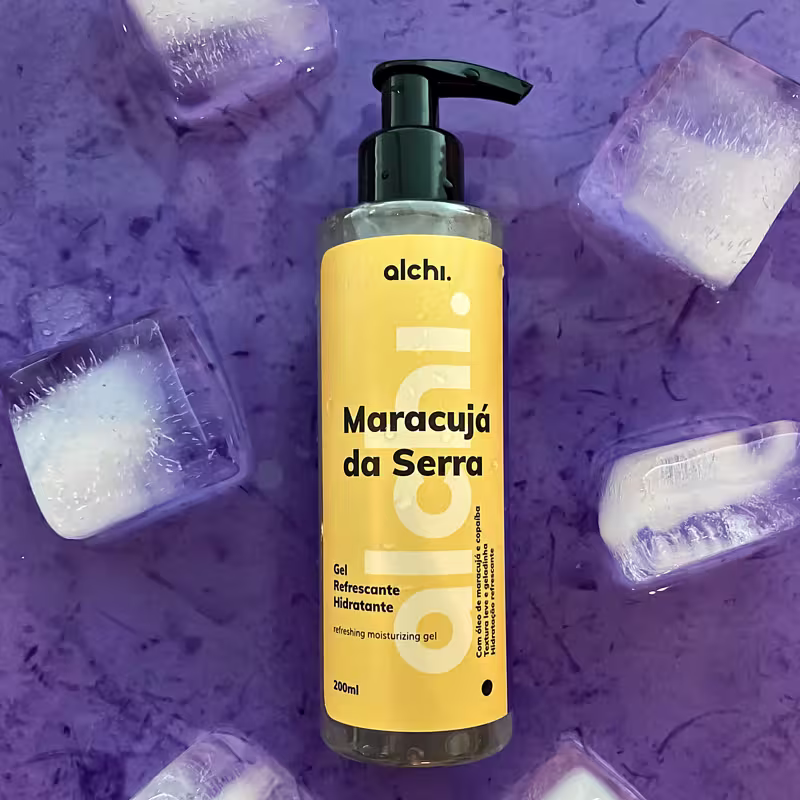 Gel Hidratante Refrescante Maracujá da Serra Alchi 200ml