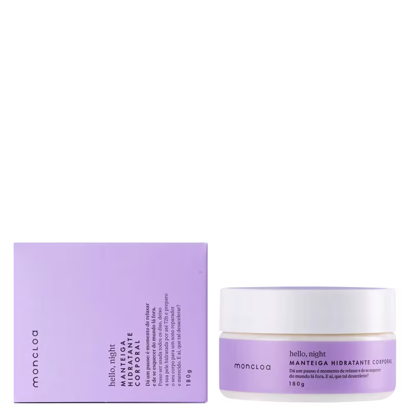 Moncloa Hello, Night - Manteiga Hidratante Corporal 180g - Vegano
