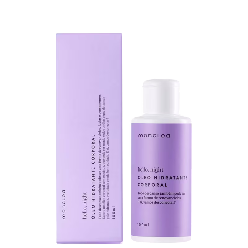 Moncloa Hello, Night - Óleo Hidratante Corporal 100ml - Vegano