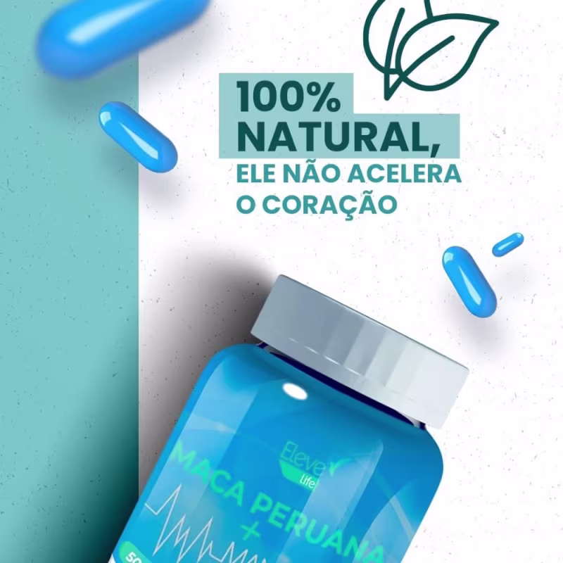 Eleve Life Maca Peruana - Suplemento Alimentar (60 Cápsulas)