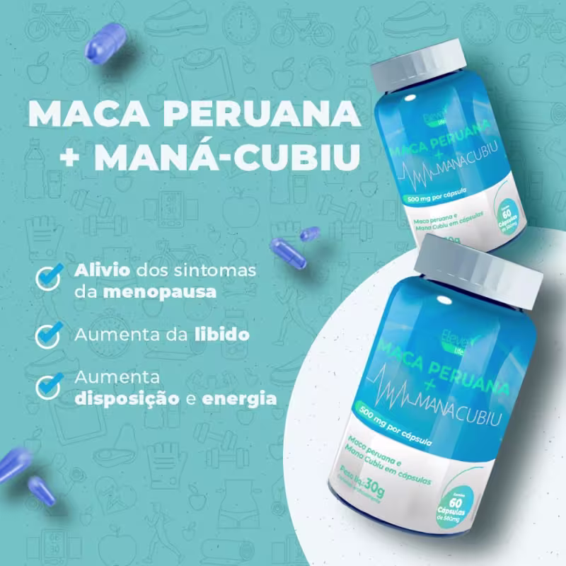 Eleve Life Maca Peruana - Suplemento Alimentar (60 Cápsulas)