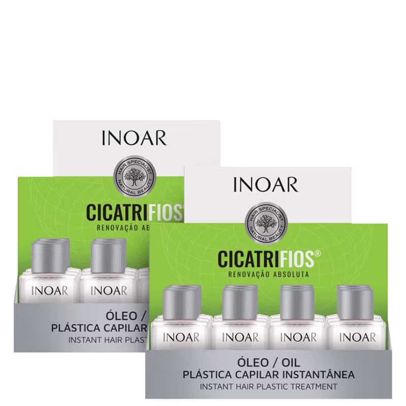 Kit Inoar Cicatrifios Renovação Absoluta - Ampola Capilar (24 Unidades)