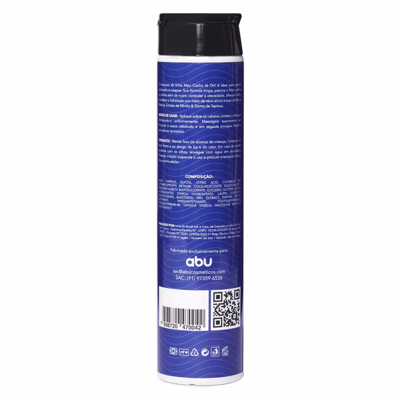 Abu Cosméticos Meu Cacho Tá On! - Shampoo 300ml