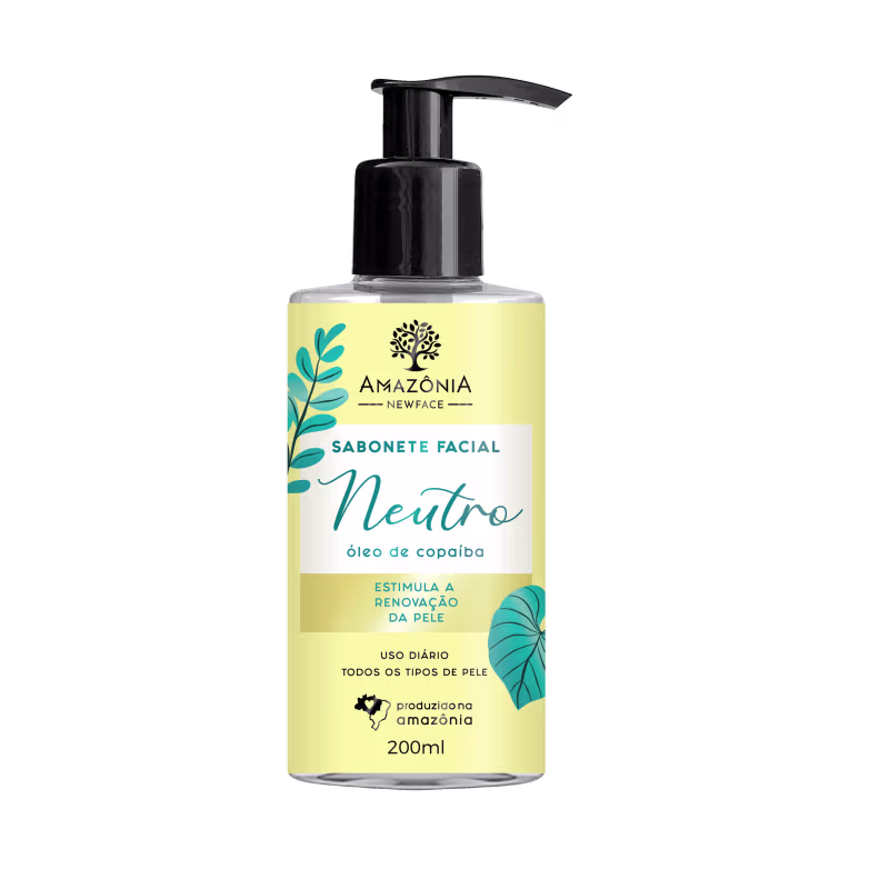 Amazônia New Face Neutro - Sabonete Facial 200ml