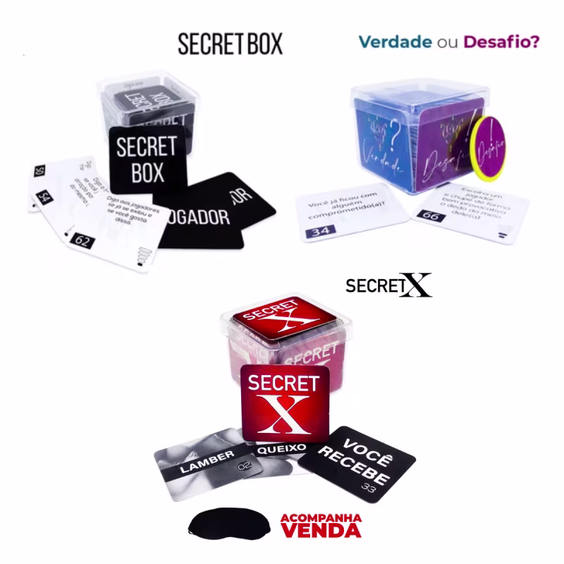 Kit Jogos Secretos (3 Produtos)