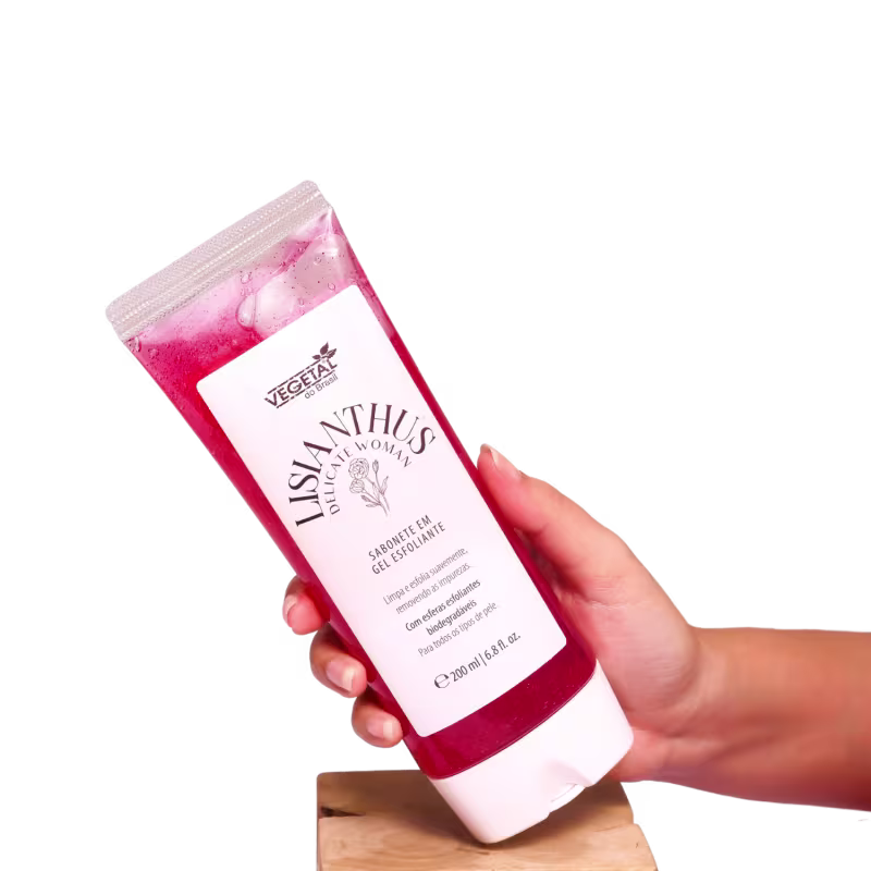 Vegetal do Brasil Lisianthus - Sabonete em Gel Esfoliante 200ml