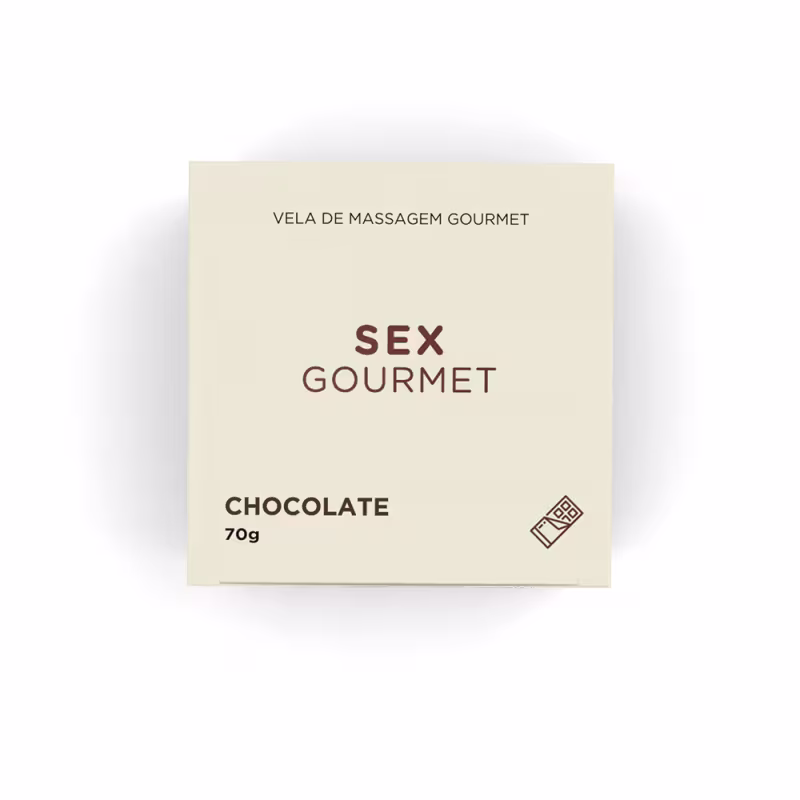 A Sós Sex Gourmet Chocolate - Vela Hidratante Beijável 70g