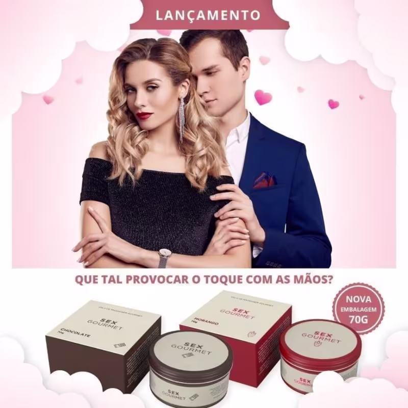 A Sós Sex Gourmet Chocolate - Vela Hidratante Beijável 70g