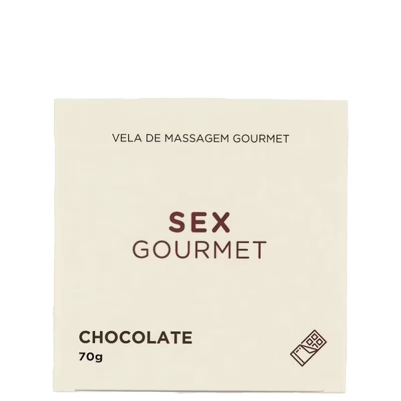 A Sós Sex Gourmet Chocolate - Vela Hidratante Beijável 70g