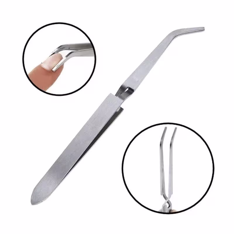 Hello Mini Curvatura C Unha de Gel - Pinça para Manicure