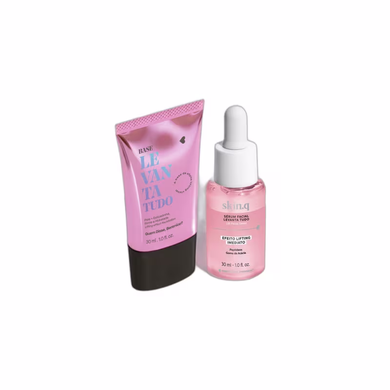 Combo Levanta Tudo: Sérum Facial Skin.q 30ml + Base Líquida Cor 03F 30ml