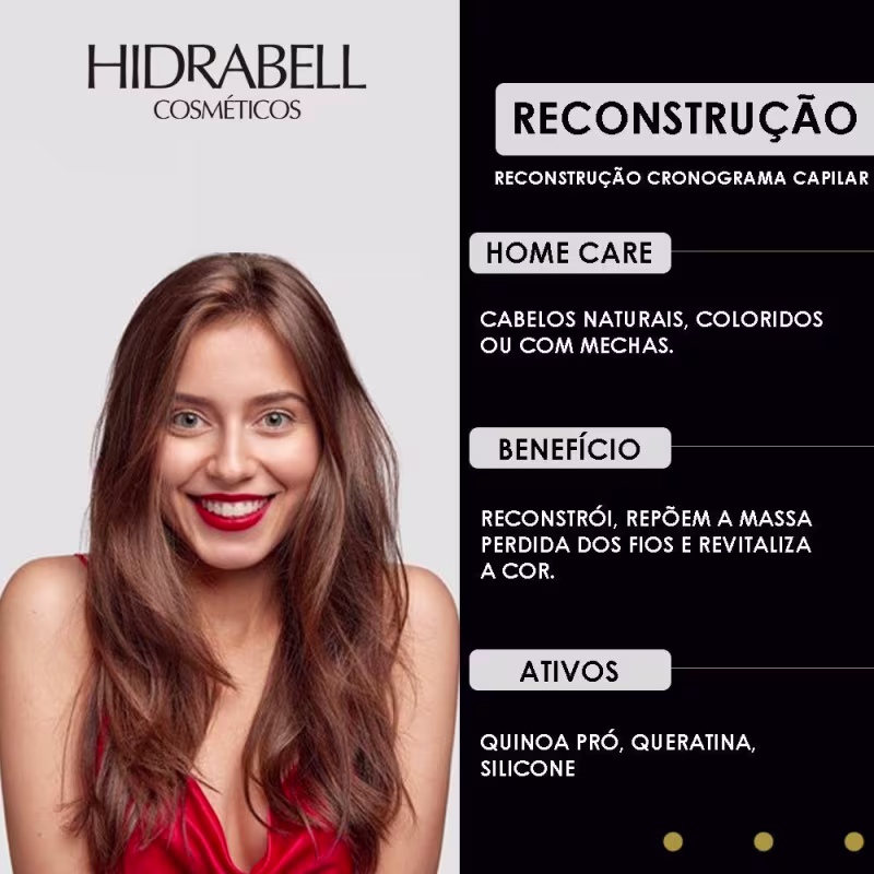 Hidrabell Reconstrução - Leave-in Capilar 200g