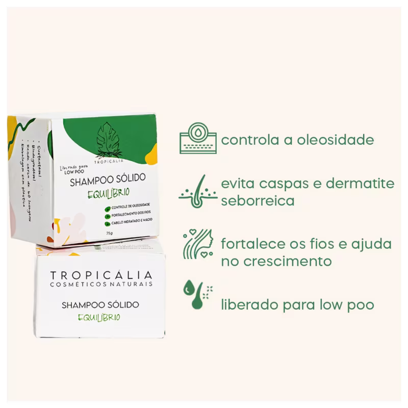 Kit Tropicália Cosméticos Naturais Equilíbrio e Definição Duo (2 Produtos)