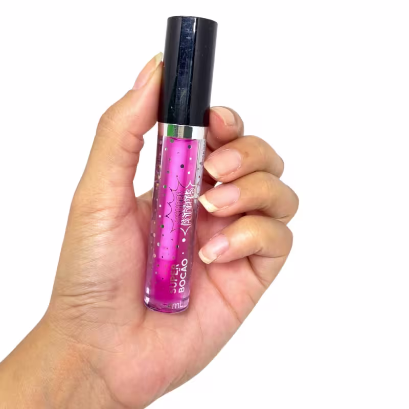 Super Poderes Super Bocão Nº 02 Rosa Translúcido - Gloss Labial 4ml