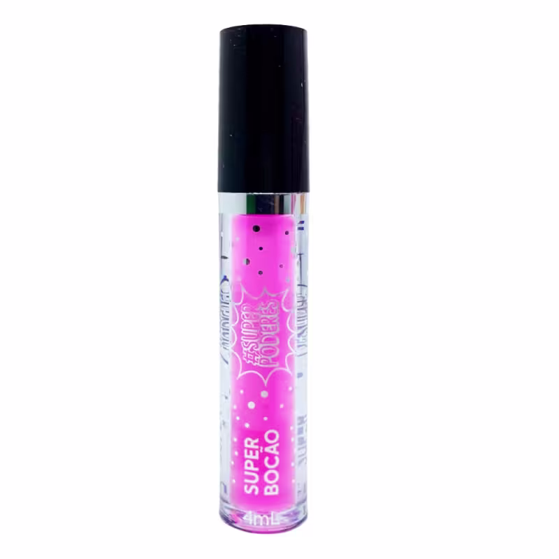Super Poderes Super Bocão Nº 02 Rosa Translúcido - Gloss Labial 4ml