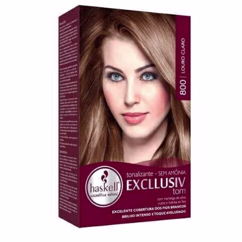 Tonalizante Haskell Excllusiv Tom 800 Louro Claro