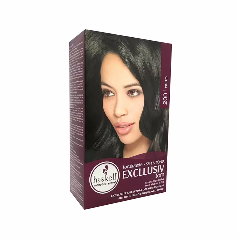 Tonalizante Haskell Excllusiv Tom 200 Preto