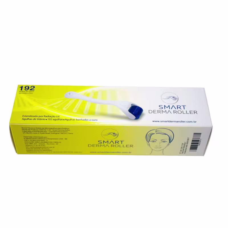Smart Gr 192 Agulhas Revestida de Ouro 0,50mm - Dermaroller